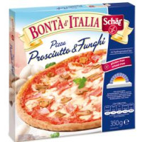 SCHAR SURGELATI PIZZA PROSCIUTTO E FUNGHI BONTA' D'ITALIA 350 G