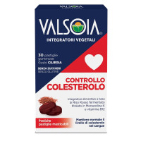 VALSOIA CONTROLLO COLESTEROLO 30 PASTIGLIE GOMMOSE GUSTO CILIEGIA