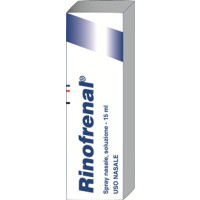 <b>RINOFRENAL<br>  4% + 0,2% spray nasale, soluzione</b><br>  Sodio cromoglicato + clorfenamina maleato<br><b>Che cos’è e a che cosa serve</b><br>Rinofrenal è un farmaco antiallergico.<br><br>  Rinofrenal è indicato per il tratt