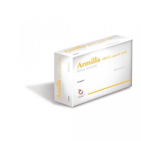<b>ARMILLA 400 U.I. capsule molli</b><br> Vitamina E (RRR-a-Tocoferolo)<br><b>Che cos’è e a che cosa serve</b><br>ARMILLA contiene vitamina E.<br>  ARMILLA è indicato:<br>  - nelle condizioni caratterizzate dalla carenza di vitamina E,