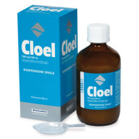 <b>Cloel 708 mg/100 ml sospensione orale</b><br>  Cloperastina fendizoato<br>  Medicinale equivalente<br><b>Che cos’è e a che cosa serve</b><br>Cloel è un medicinale antitosse che contiene il principio attivo cloperastina fendizoato.<b