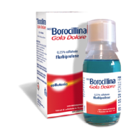 <b>NEO BOROCILLINA GOLA DOLORE 0,25% collutorio</b><br>  flurbiprofene<br><b>Che cos’è e a che cosa serve</b><br>Neo Borocillina Gola Dolore contiene flurbiprofene. Il flurbiprofene appartiene ad un gruppo di medicinali chiamati Farmaci  Anti