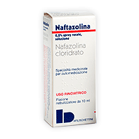 <b>BRUNIZINA 2 mg/ml gocce nasali, soluzione<br>  BRUNIZINA 2 mg/ml spray nasale, soluzione</b><br>  Nafazolina cloridrato<br><b>Che cos’è e a che cosa serve</b><br>BRUNIZINA contiene il principio attivo nafazolina cloridrato che appartiene a