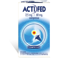 <b>ACTIFED 2,5 mg + 60 mg compresse<br>  ACTIFED 2,5 mg/10 ml + 60 mg/10 ml sciroppo</b><br>  triprolidina cloridrato; pseudoefedrina cloridrato<br><b>Che cos’è e a che cosa serve</b><br>ACTIFED contiene pseudoefedrina cloridrato, un deconges