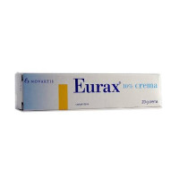 <b>Eurax 10% crema</b><br>  Crotamitone<br><b>Che cos’è e a che cosa serve</b><br>Eurax contiene il principio attivo crotamitone, una sostanza che appartiene alla classe dei farmaci noti come  antipruriginosi e acaricidi (azione contro gli ac