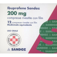 Ibuprofene Sandoz 12 Compresse Rivestite 200 mg  