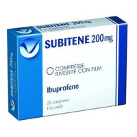 <b>SUBITENE 200 mg compresse rivestite con film</b><br>  Ibuprofene<br><b>Che cos’è e a che cosa serve</b><br>SUBITENE contiene ibuprofene, che appartiene ad una classe di medicinali detti FANS (farmaci  antinfiammatori non steroidei). Questi