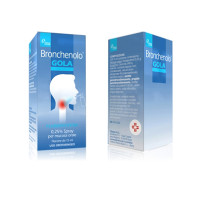 <b>BRONCHENOLO GOLA 2,5 mg/ml collutorio<br>  BRONCHENOLO GOLA 2,5 mg/ml spray per mucosa orale<br></b>  Flurbiprofene<br><b>Che cos’è e a che cosa serve</b><br>Bronchenolo Gola contiene flurbiprofene, un medicinale che agisce contro il dolor