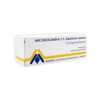 <b>MICOXOLAMINA 1% crema<br>  MICOXOLAMINA1% emulsione cutanea<br>  MICOXOLAMINA1% soluzione cutanea</b><br>  Ciclopirox olamina<br><b>Che cos’è e a che cosa serve</b><br>MICOXOLAMINA contiene il principio attivo ciclopirox olamina, che appar