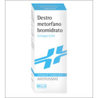 <b>DESTROMETORFANO BROMIDRATO SELLA 15 mg/ml gocce orali, soluzione</b><br>  Destrometorfano bromidrato<br><b>Che cos’è e a che cosa serve</b><br>DESTROMETORFANO BROMIDRATO SELLA contiene il principio attivo Destrometorfano che appartiene al 