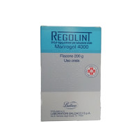 <b>Regolint 973,6 mg/g polvere per soluzione orale<br>  Macrogol 4000 </b><br><b>Che cos’è e a che cosa serve</b><br>Trattamento della stitichezza del bambino.