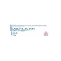 <b>Lorenil 2% crema vaginale<br>  Lorenil 0,2% soluzione vaginale</b><br>  fenticonazolo nitrato<br><b>Che cos’è e a che cosa serve</b><br>Lorenil contiene il principio attivo fenticonazolo nitrato.<br>  Appartiene a un gruppo di medicinali c