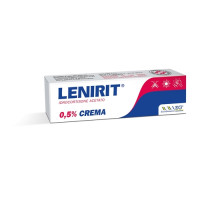 <b>Lenirit 0,5% Crema</b><br>  Idrocortisone acetato<br><b>Che cos’è e a che cosa serve</b><br>Lenirit contiene il principio attivo idrocortisone acetato, un corticosteroide dotato di attività antiinfiammatoria, antiallergica e anti-pr