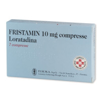 <b>Fristamin 10 mg compresse<br></b> Loratadina<br><b>Che cos’è e a che cosa serve</b><br>Il nome completo di questo medicinale è Fristamin compresse<br><br><b>Che cos'è Fristamin</b><br>Fristamin compresse contiene il principio