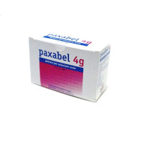 <b>Paxabel 4 g, polvere per soluzione orale in bustina</b><br>  Macrogol 4000<br><b>Che cos’è e a che cosa serve</b><br>Paxabel contiene il principio attivo Macrogol 4000 che appartiene a una classe di medicinali chiamati  lassativi osmotici.