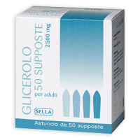 <b>GLICEROLO Sella bambini 1375 mg supposte<br>  GLICEROLO Sella adulti 2250 mg supposte </b><br><b>Che cos’è e a che cosa serve</b><br>Trattamento di breve durata della stitichezza occasionale.