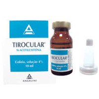<b>TIROCULAR 4% collirio, soluzione</b><br>  Acetilcisteina<br><b>Che cos’è e a che cosa serve</b><br>TIROCULAR è indicato per il trattamento dei disturbi dell'occhio causati dalla diminuzione della secrezione  lacrimale, con e sen