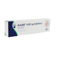 <b>Ketoftil 0,5 mg/g gel oftalmico</b><br>  Ketotifene<br><b>Che cos’è e a che cosa serve</b><br>Ketoftil contiene il principio attivo ketotifene ed appartiene ad un gruppo di medicinali chiamati antistaminiciantiallergici per uso oculare.<br