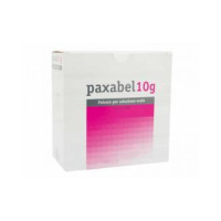 <b>Paxabel 10 g, polvere per soluzione orale in bustina</b><br>  Macrogol 4000<br><b>Che cos’è e a che cosa serve</b><br>Paxabel contiene il principio attivo Macrogol 4000 che appartiene a una classe di medicinali chiamati  lassativi osmotici