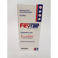 <b>FEVRALT Bambini 100 mg/5 ml sospensione orale</b><br>  Medicinale equivalente<br>  Ibuprofene<br><b>Che cos’è e a che cosa serve</b><br>Fevralt Bambini 100 mg /5 ml sospensione orale contiene 100 mg del principio attivo Ibuprofene in 5 ml.