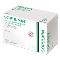 <b>SOPULMIN 40 mg/5 ml sciroppo<br>  SOPULMIN Adulti 300 mg granulato per soluzione orale</b> <br>  Sobrerolo<br><b>Che cos’è e a che cosa serve</b><br>SOPULMIN contiene il principio attivo sobrerolo, che appartiene ad un gruppo di farmaci ch