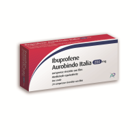 <b>Ibuprofene Aurobindo Italia 200 mg compresse rivestite con film<br>  Ibuprofene Aurobindo Italia 400 mg compresse rivestite con film</b><br>  Medicinale equivalente (<em>solo per dosaggio da 400 mg</em>)<br><b>Che cos’è e a che cosa serve<