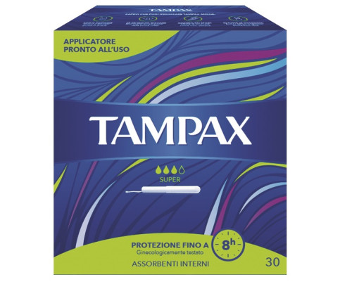 TAMPAX BLUE BOX SUPER 30 PEZZI