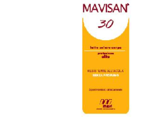 MAVISAN 30 LATTE PROTEZIONE ALTA 150 ML