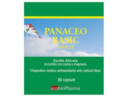 PANACEO BASIC 80CPS ZEOLITE ATTIVATA ARRICCHITA CON DOLOMITE(CALCIO E MAGNESIO) 40 G