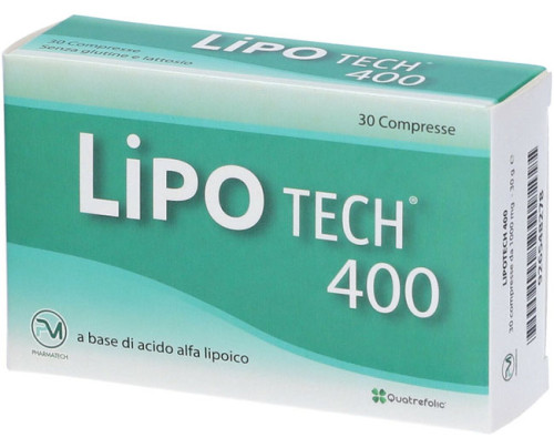 LIPOTECH 400 30 COMPRESSE