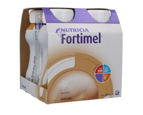 NUTRICIA FORTIMEL GUSTO CAFFE' 4 BOTTIGLIE DA 200 ML