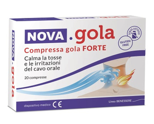 NOVA GOLA COMPRESSA GOLA FORTE 20 COMPRESSE