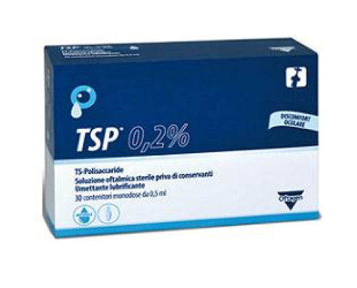 TSP 0,2% SOLUZIONE OFTALMICA UMETTANTE LUBRIFICANTE 30 FLACONCINI MONODOSE 0,5 ML