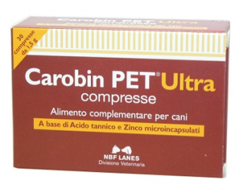 CAROBIN PET ULTRA BLISTER 30 COMPRESSE APPETIBILI