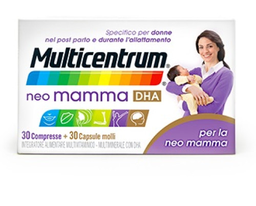 MULTICENTRUM NEO MAMMA DHA 30 COMPRESSE + 30 CAPSULE MOLLI