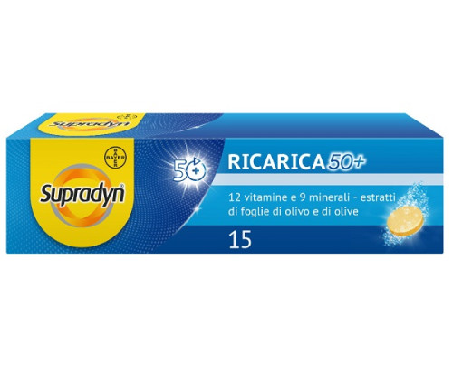 SUPRADYN RICARICA 50+ 15 COMPRESSE EFFERVESCENTI
