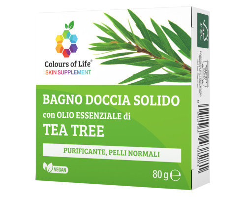 COLOURS OF LIFE TEA TREE BAGNO DOCCIA SOLIDO 80 G