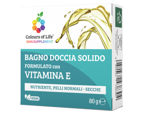 COLOURS OF LIFE VITAMINA E BAGNO DOCCIA SOLIDO 80 G