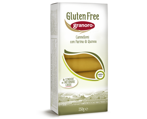GLUTEN FREE GRANORO CANNELLONI CON QUINOA 250 G