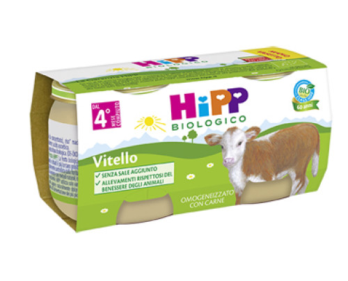 HIPP BIO HIPP BIO OMOGENEIZZATO VITELLO 2X80 G