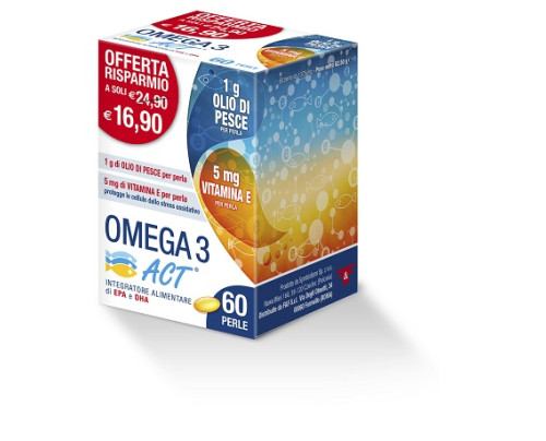 OMEGA 3 ACT 1G 60 PERLE