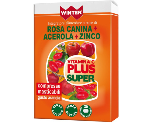 WINTER VITAMINA C PLUS SUPER  + ZINCO 30 COMPRESSE MASTICABILI