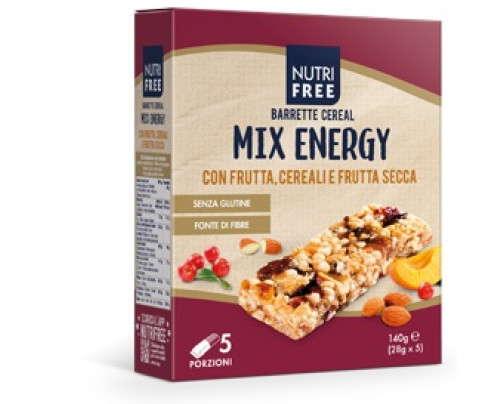 NUTRIFREE BARRETTE CEREAL MIX ENERGY 28 G X 5