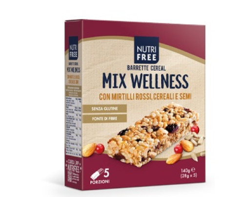 NUTRIFREE BARRETTE CEREAL MIX WELLNESS 28 G X 5