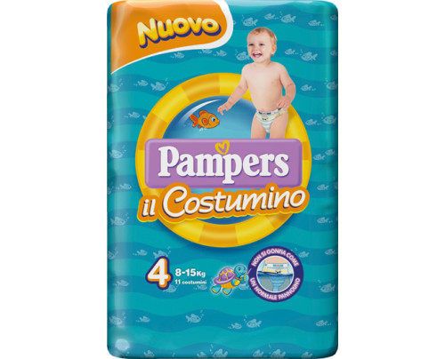 PAMPERS COSTUMINO BABY SHARK CP S 4-5 11 PEZZI