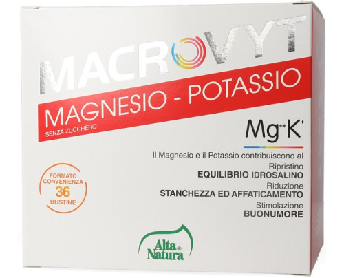 MACROVYT MAGNESIO/POTASSIO 36 BUSTINE