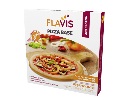 FLAVIS PIZZA BASE 2 FONDI PIZZA APROTEICI DA 150 G