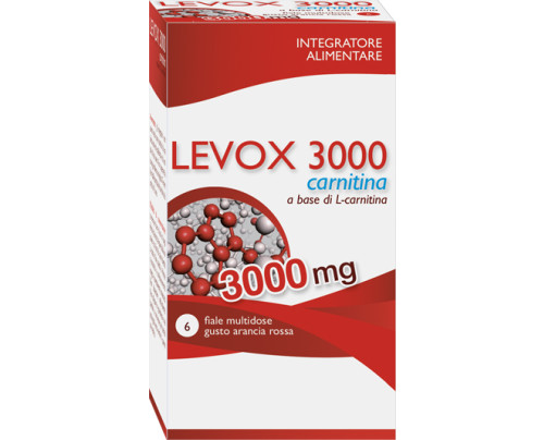 LEVOX 3000 CARNITINA 6 FLACONCINI DA 25 ML