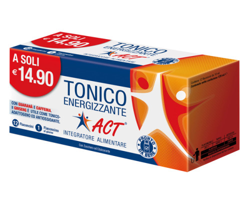 TONICO ENERGIZZANTE ACT 12 FLACONCINI X 10 ML