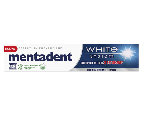 MENTADENT WHITE SYSTEM 75 ML
